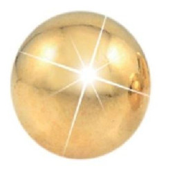 Pendiente Bola Oro 4Mm 24-300