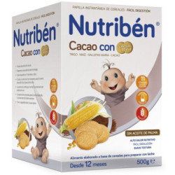 Nutribén Papilla De Cacao Con Galletas María 500 G