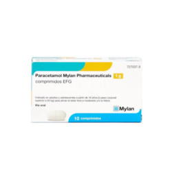 Paracetamol mylan pharmaceuticals 1 g 10 comprimidos