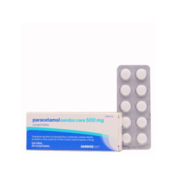 Paracetamol sandoz care efg 500 mg 20 comprimidos